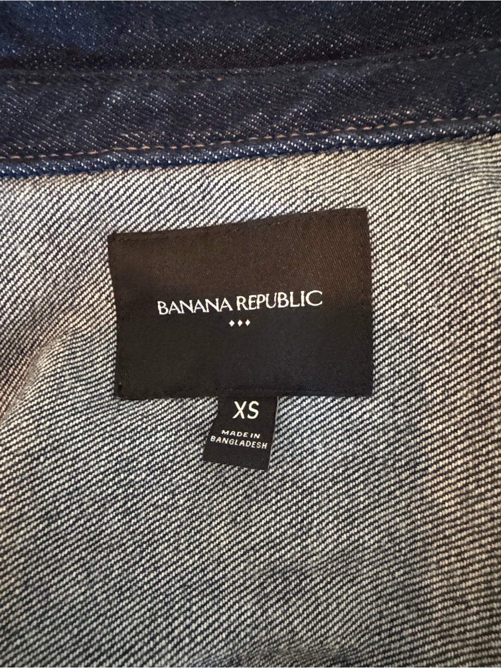 Banana Republic Dark Blue Denim Jacket - Picture 9 of 10
